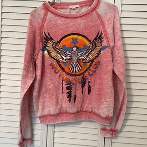 Motorcycle Club Distressed Sweatshirt